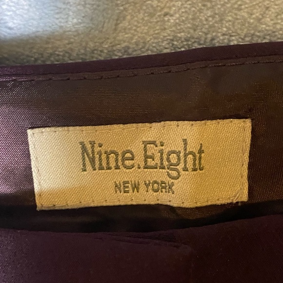 NWT Nine Eight Beautiful plum color dress pants, great color for all seasons - Picture 6 of 7